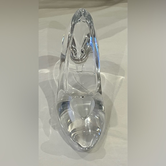 Disney CINDERELLA Lead Crystal 8” Slipper figurine Bleikristall GermanyDisneyana - Picture 3 of 12
